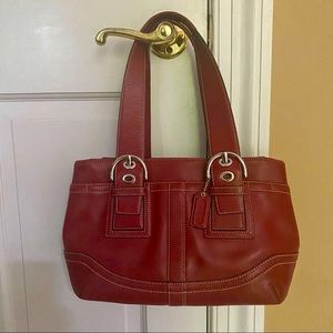 Coach Maroon Handbag